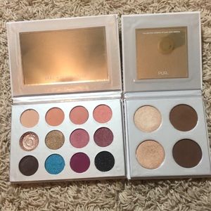 Two PUR cosmetics palates